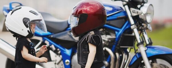 casque moto enfant